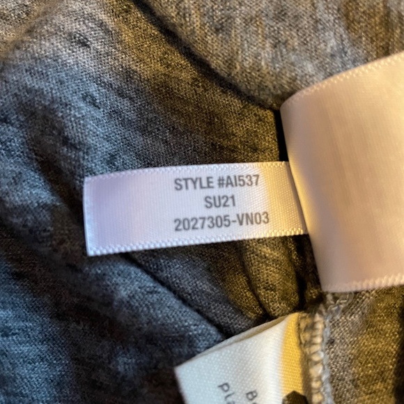 Madewell Short Sleeve Tee Curved Hem Organic Cotton Gray Heather Medium - Picture 6 of 7